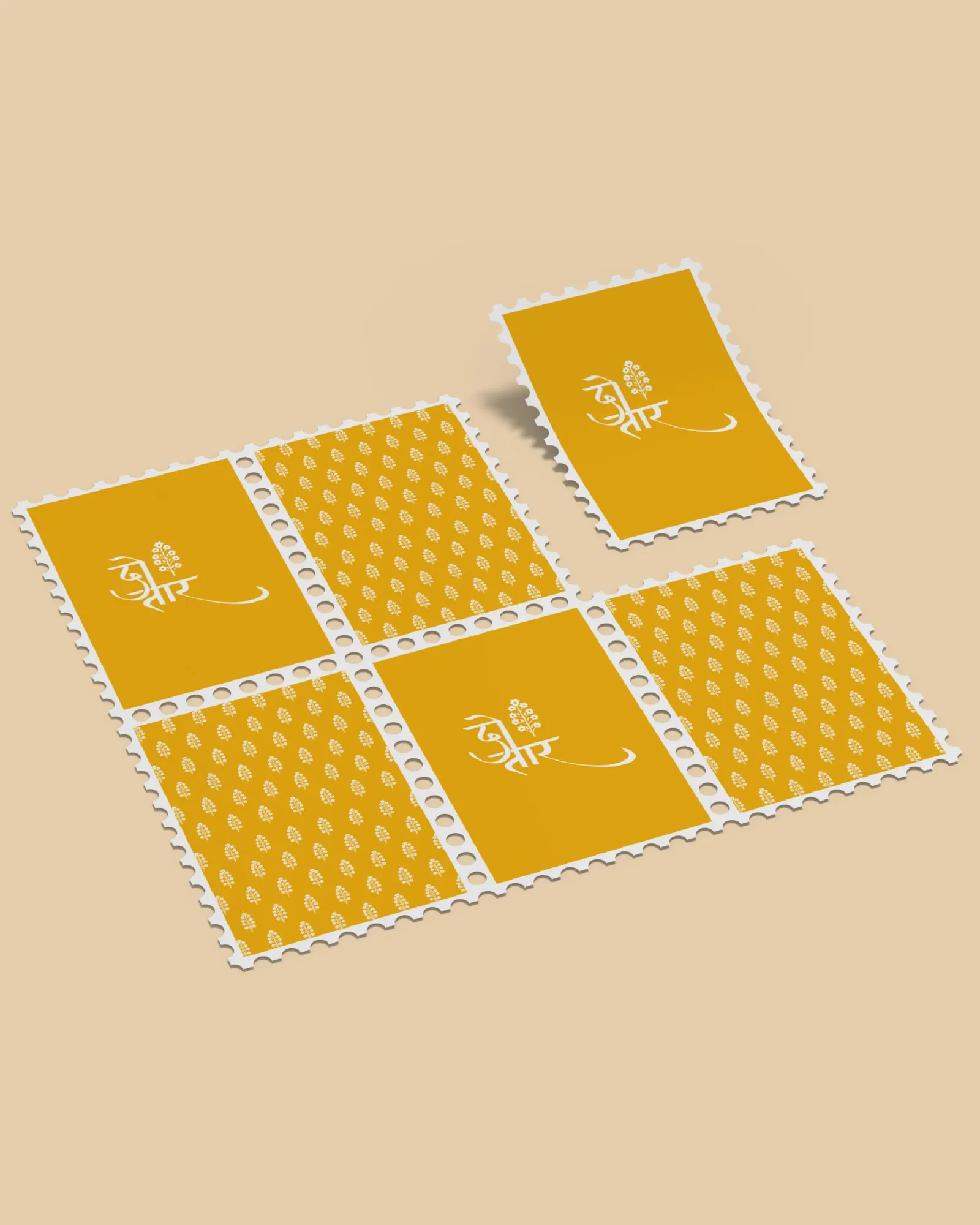 Cards, Do Taar, handcrafted fashion branding by Blue Owl Design Studio, Hyderabad