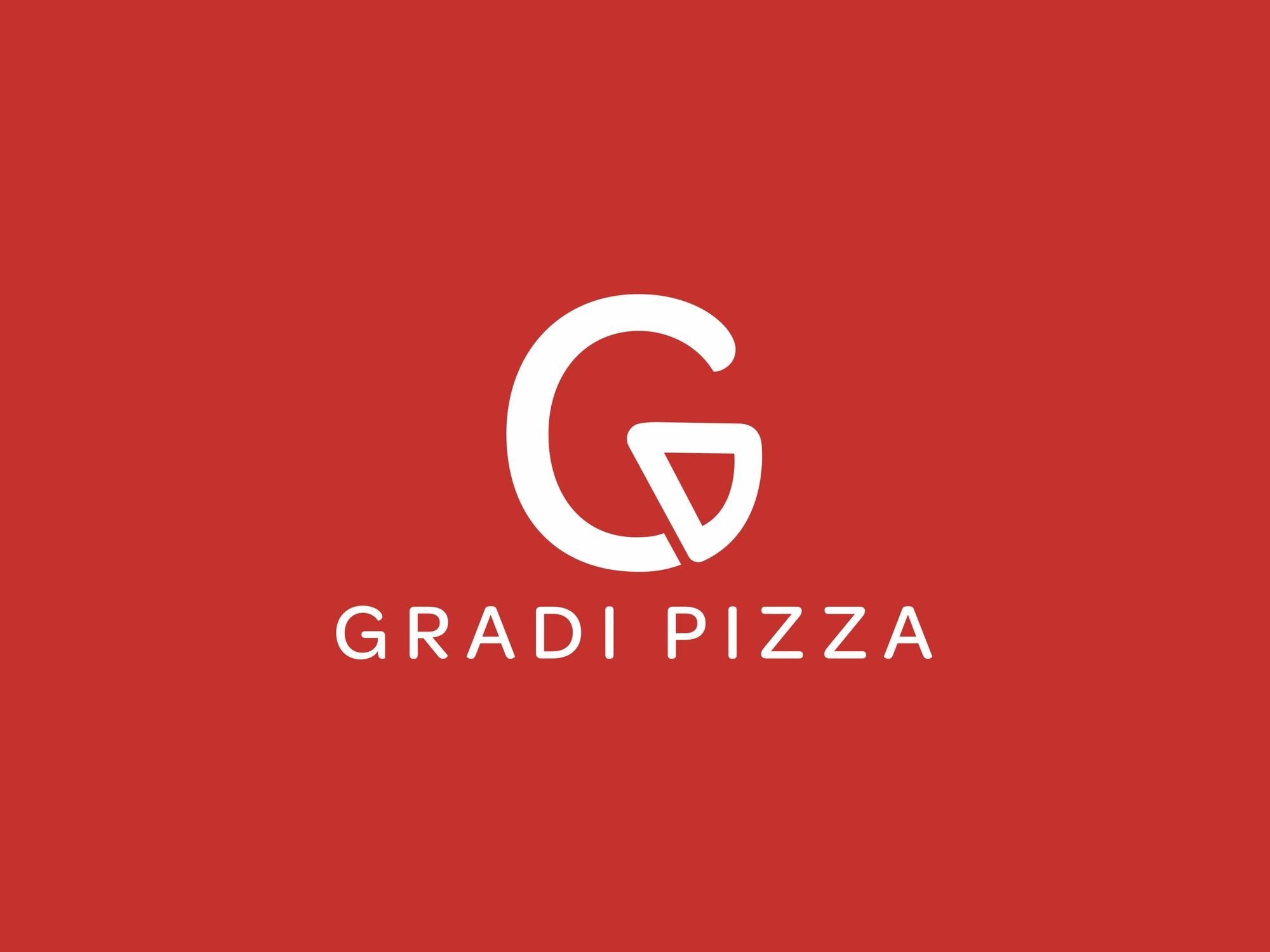 Gradi Pizza brand identity, pizzeria branding by Blue Owl Design Studio, Hyderabad