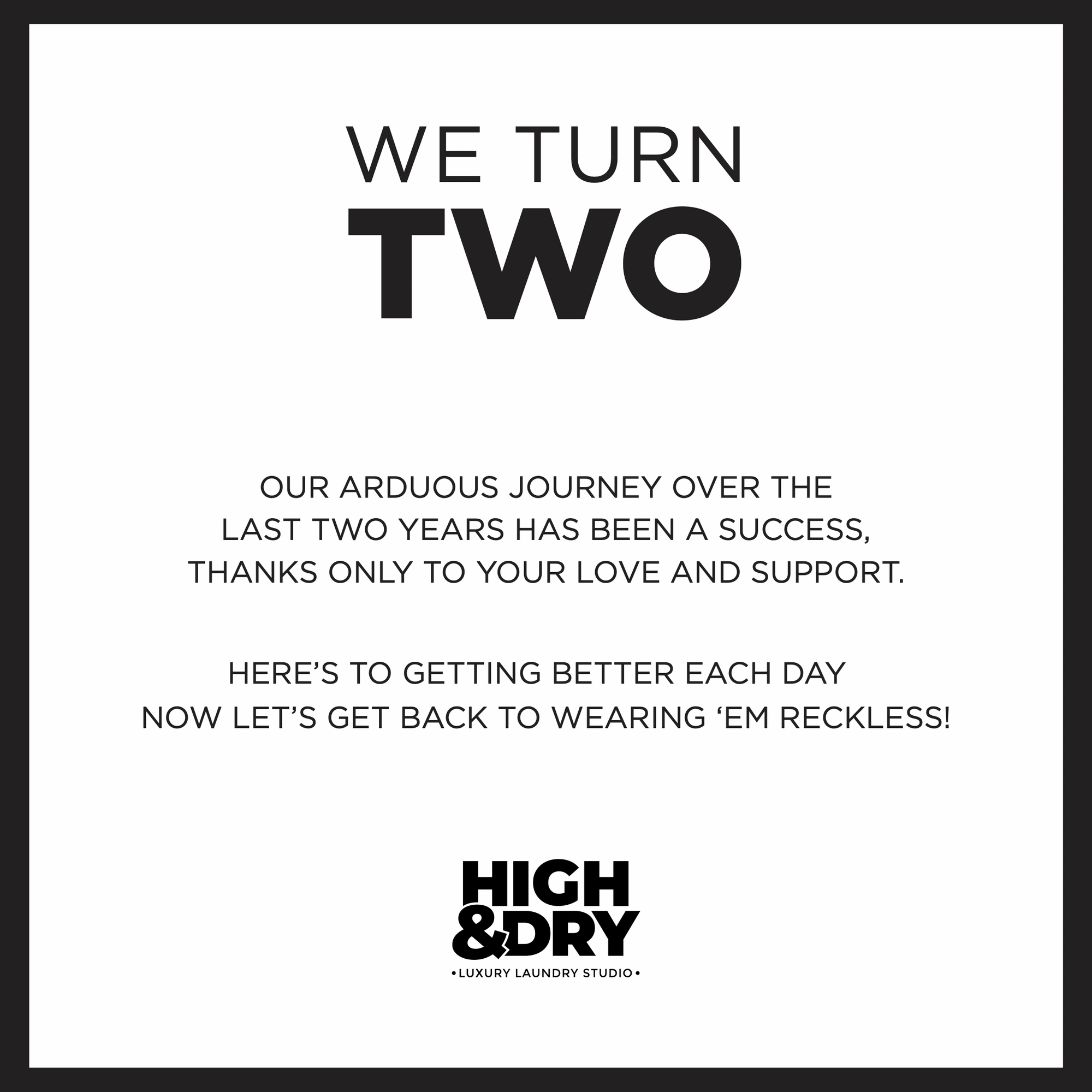 Anniversaries, 2 of 2, High & Dry, luxury aftercare branding by Blue Owl Design Studio, Hyderabad