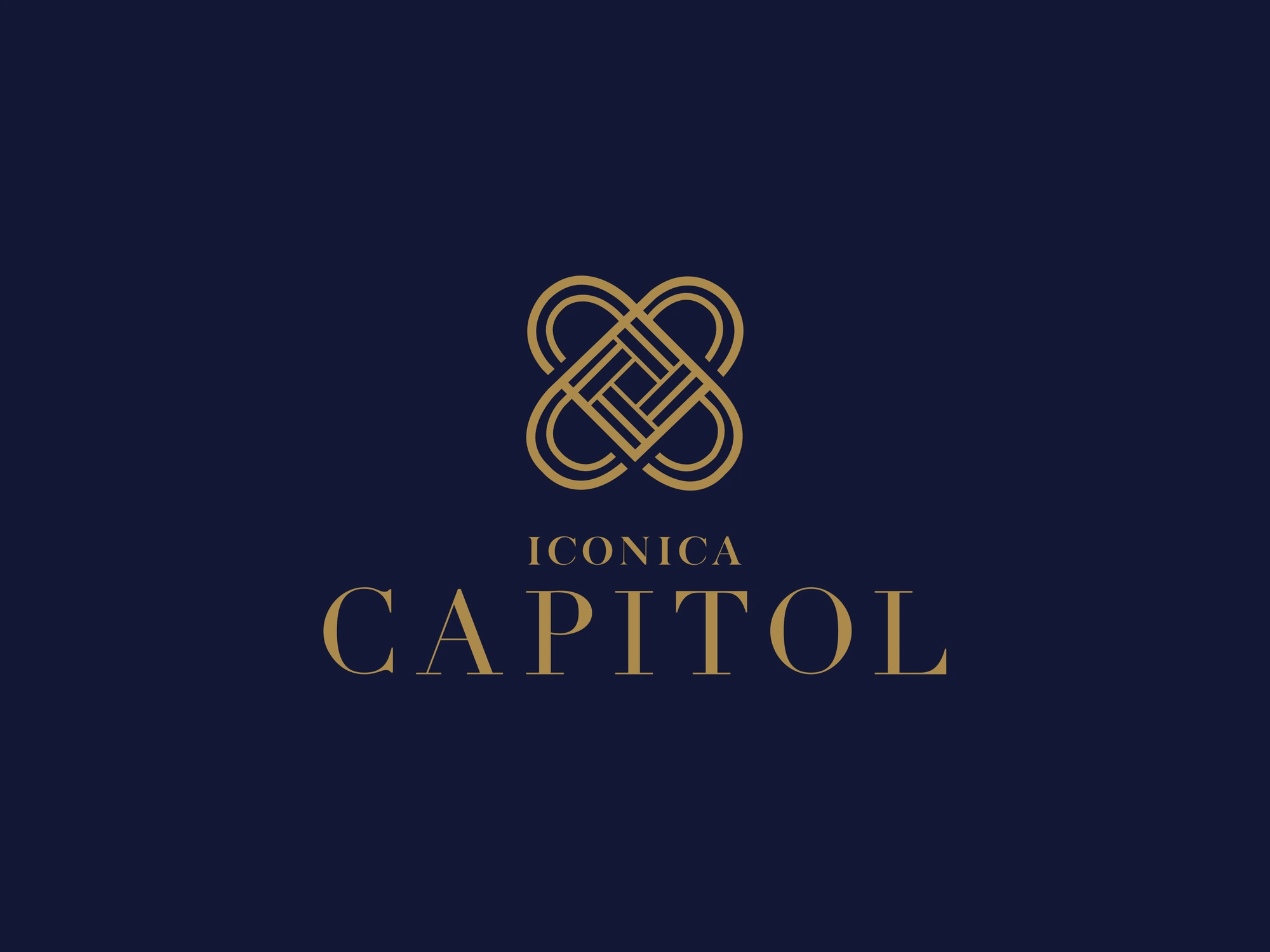 Iconica Capitol brand identity, real estate branding by Blue Owl Design Studio, Hyderabad