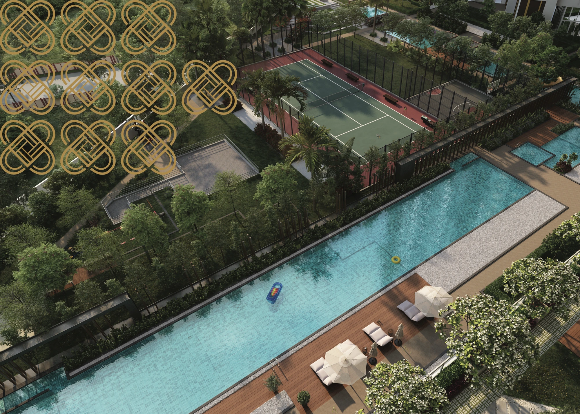 From above, Iconica Capitol, real estate branding by Blue Owl Design Studio, Hyderabad