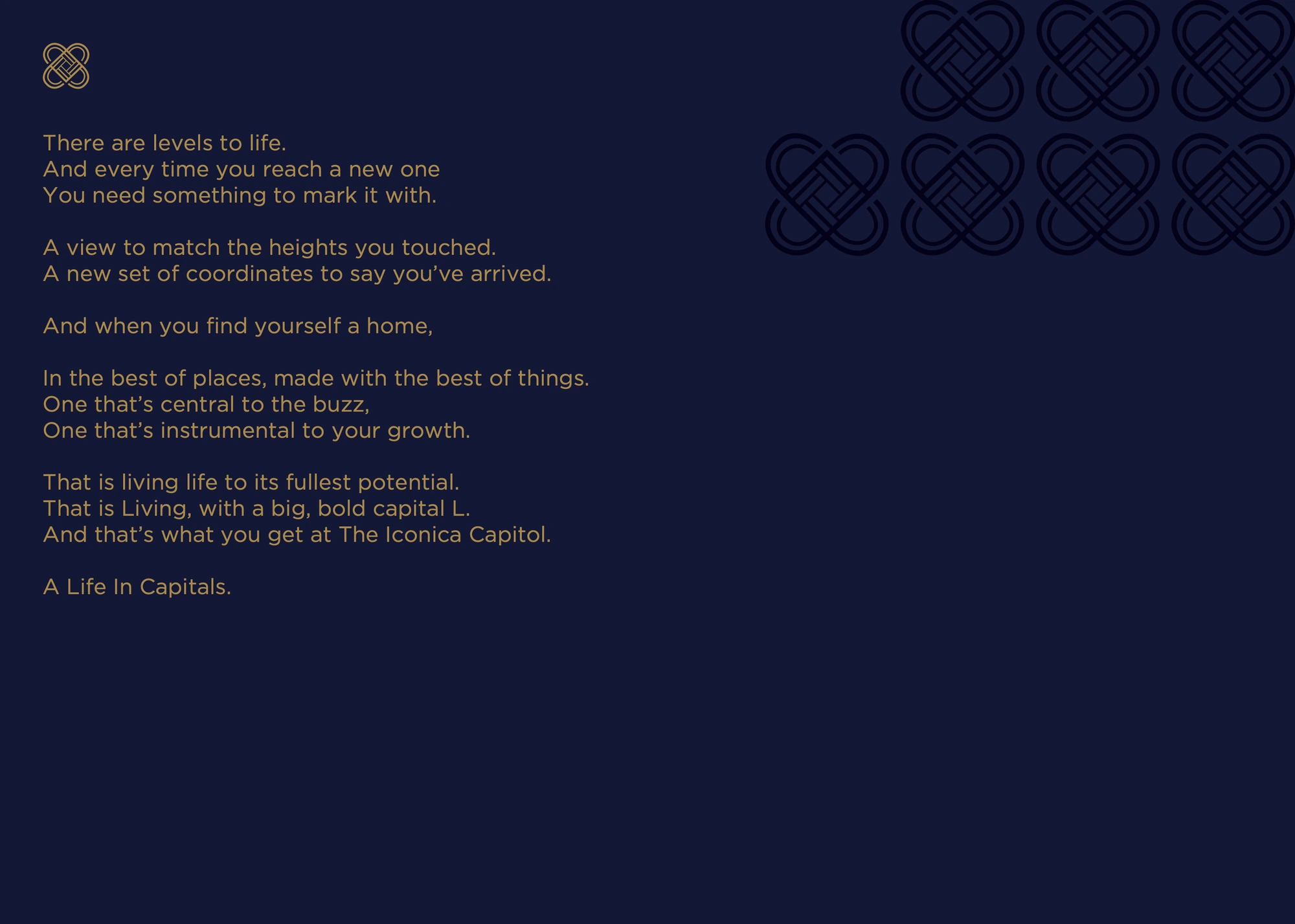 The manifesto, Iconica Capitol, real estate branding by Blue Owl Design Studio, Hyderabad