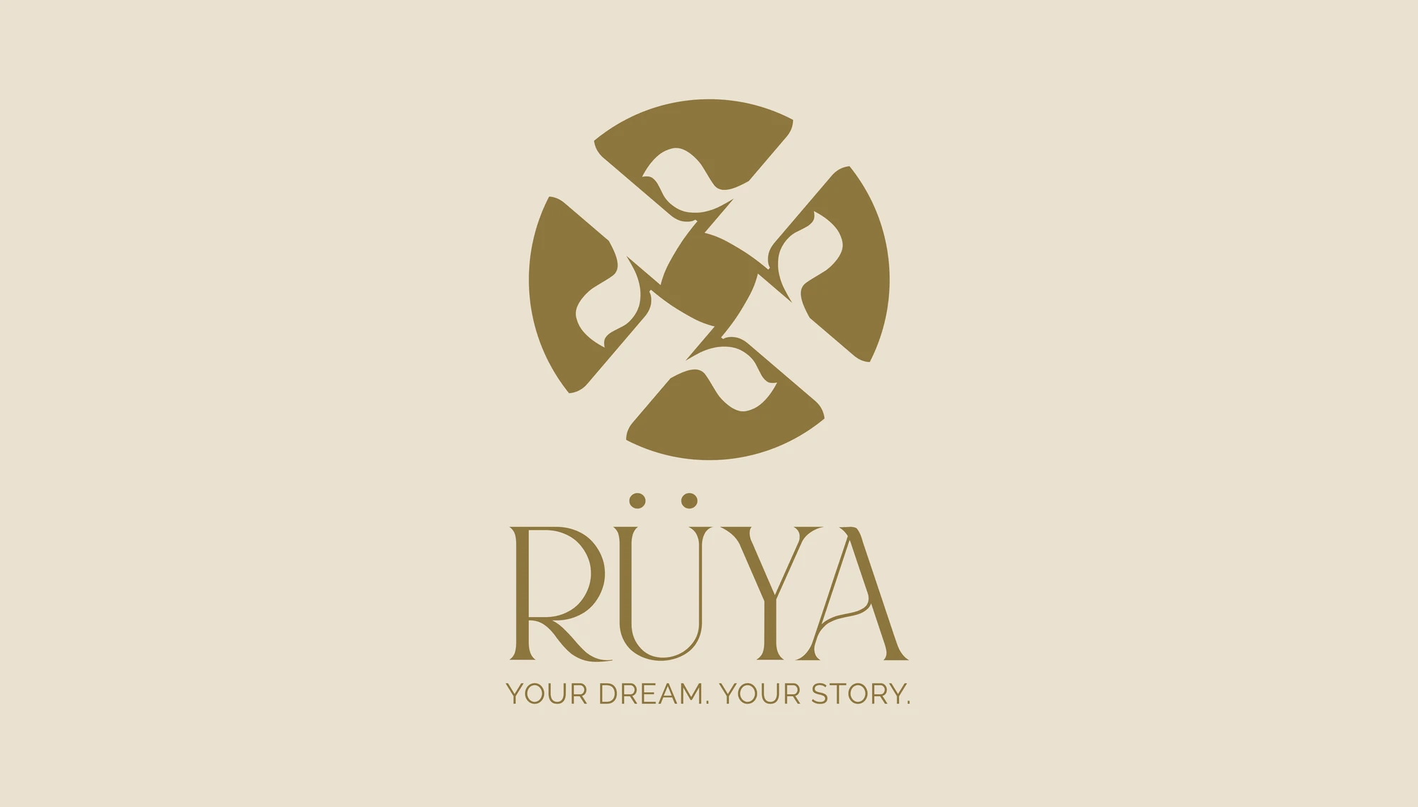 Business card, 1 of 2, Rüya, fashion & couture styling branding by Blue Owl Design Studio, Hyderabad