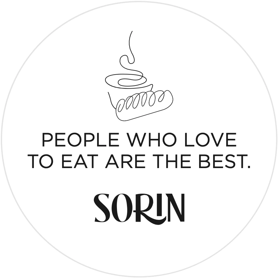 Sorin sticker, People who love to eat are the best.