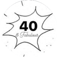 40 & Fabulous highlight cover