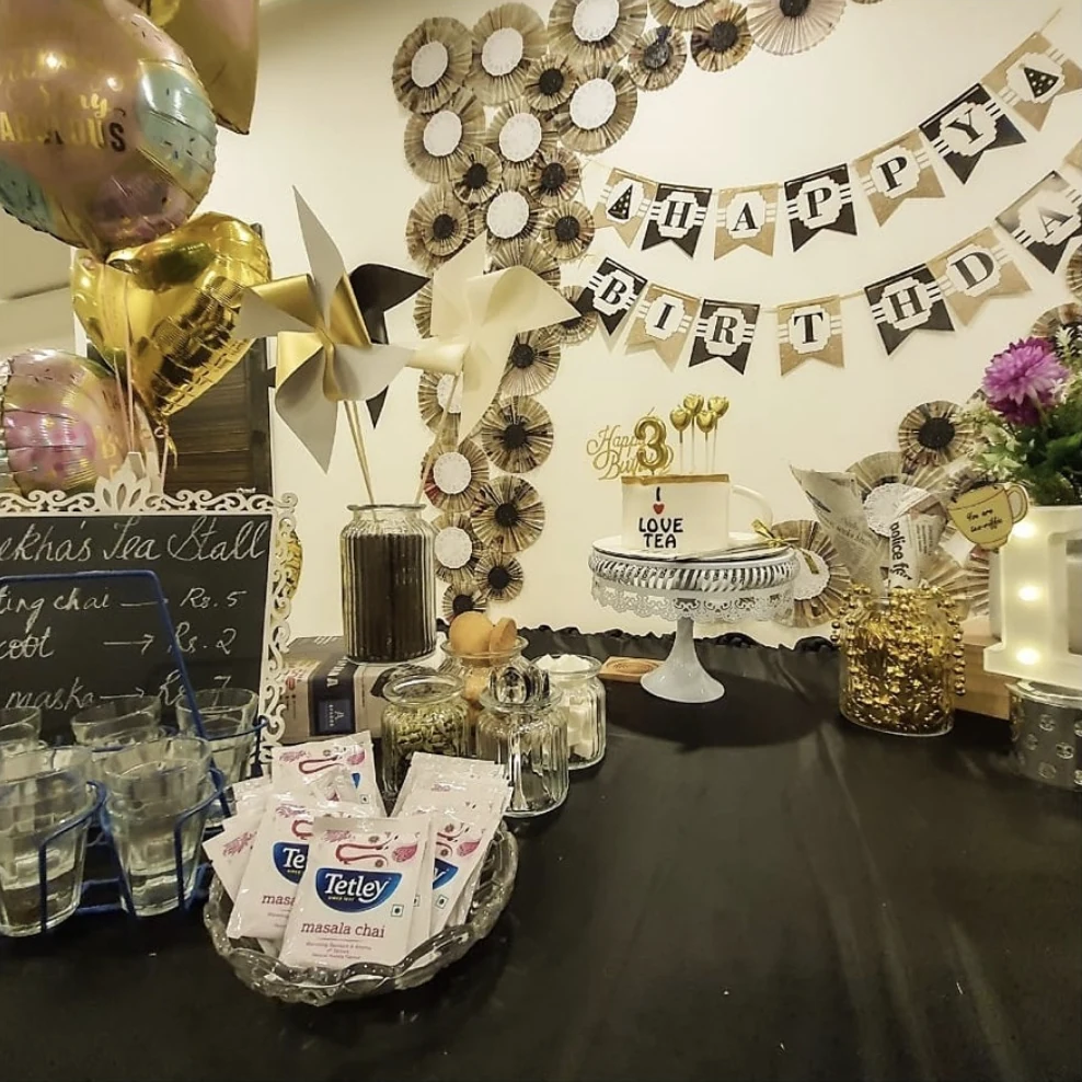 The tea stall party by Unbox Your Party